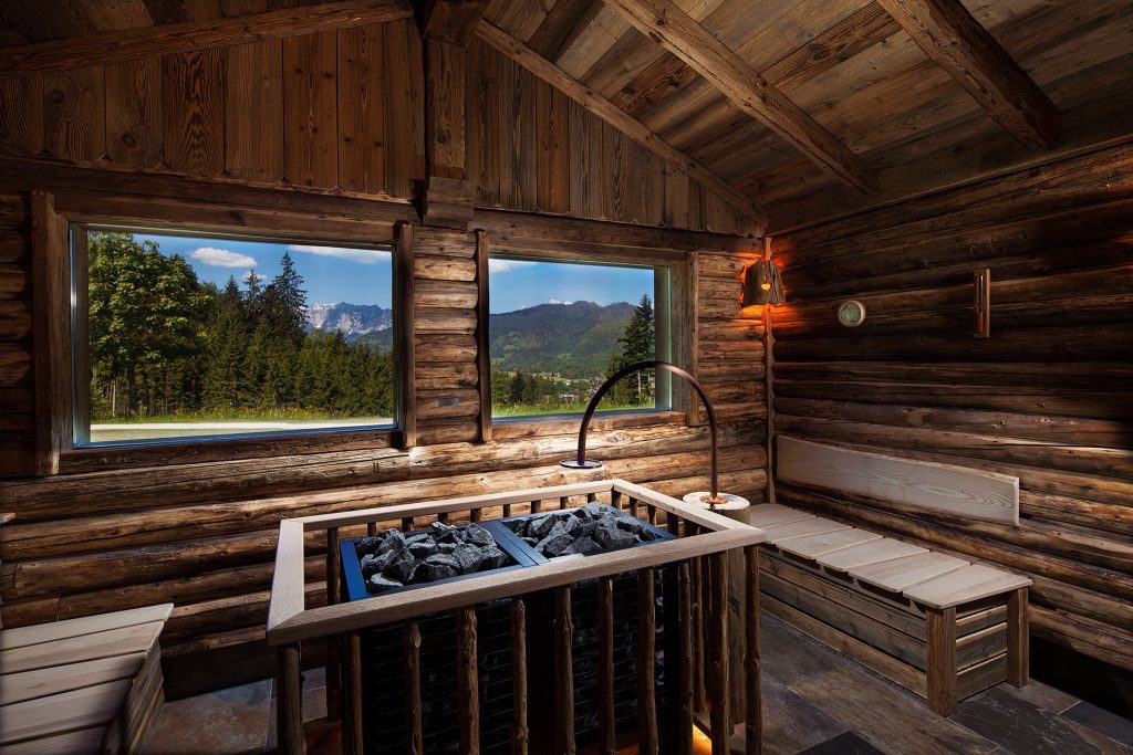Gallery wellness & SPA 15 hotel alpenhof berchtesgaden sauna ofen