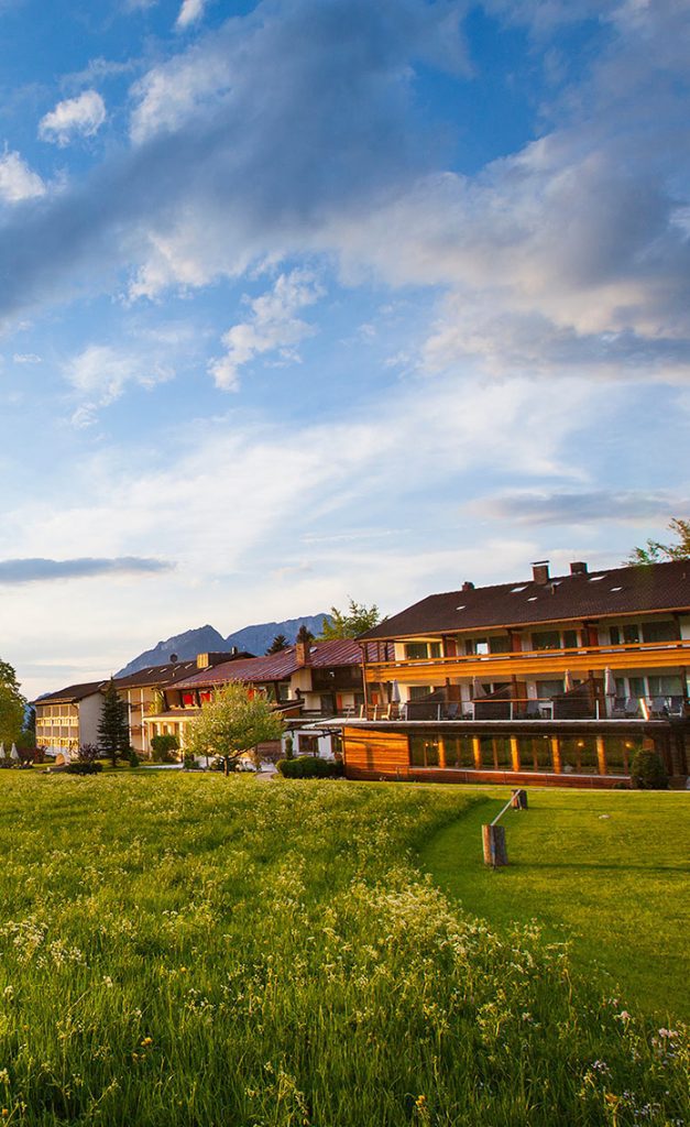 Hotel Alpenhof, Berchtesgaden, Sonneuntergang fern hoc