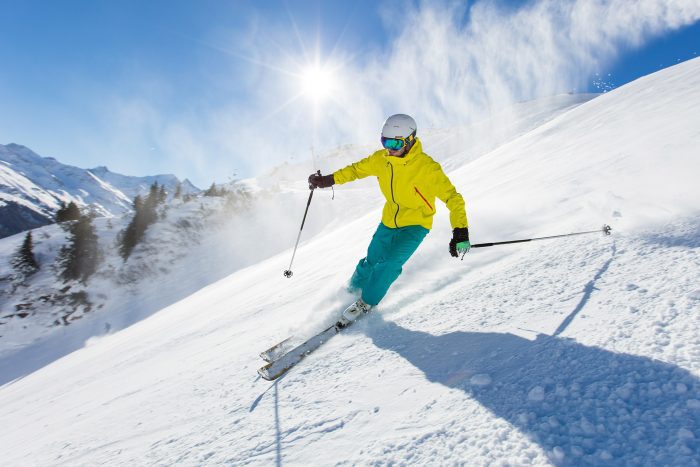 Hotel Alpenhof, Wnterzeit, Skifahren, Skifahrer