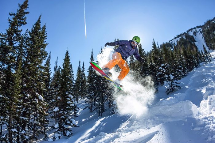 Hotel Alpenhof, Winterzeit, Snowboarder