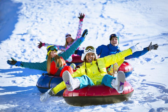 Hotel Alpenhof, Winterzeit, Snowtubes Gruppe