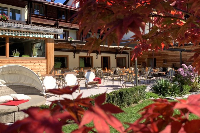 hotel alpenhof berchtesgaden garten terrasse